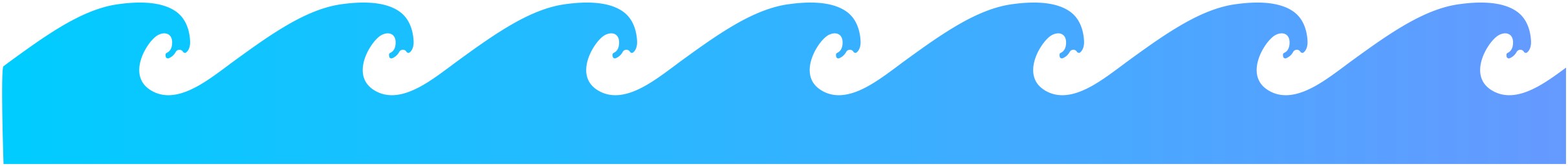 2424x257 Wave Clipart Border Design