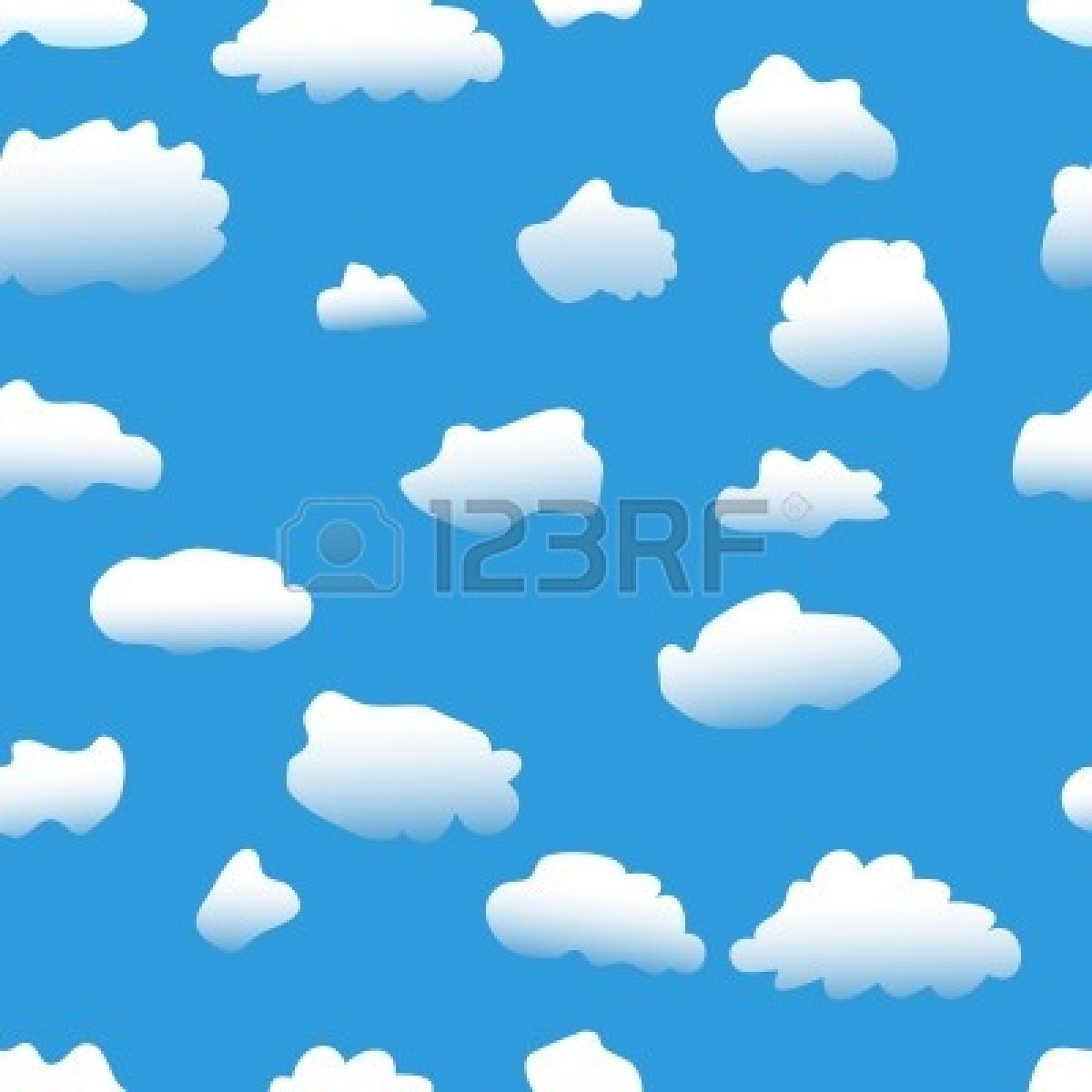 1200x1200 Sky With Clouds Clipart