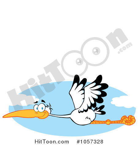 450x470 Stork Clipart