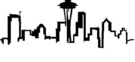 272x125 Seattle Skyline Silhouette Clip Art On Seattle Clip Art