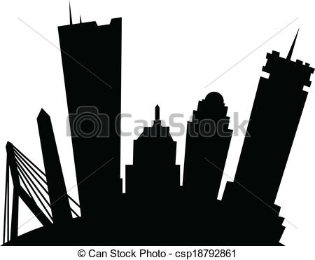 450x371 Boston Skyline Clip Art Cliparts