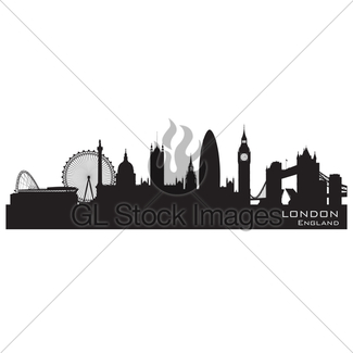 325x325 York England City Skyline Detailed Vector Silhouette Gl Stock Images