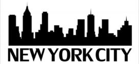 272x125 New York City Skyline Outline Free Download Clip Art Free Clip