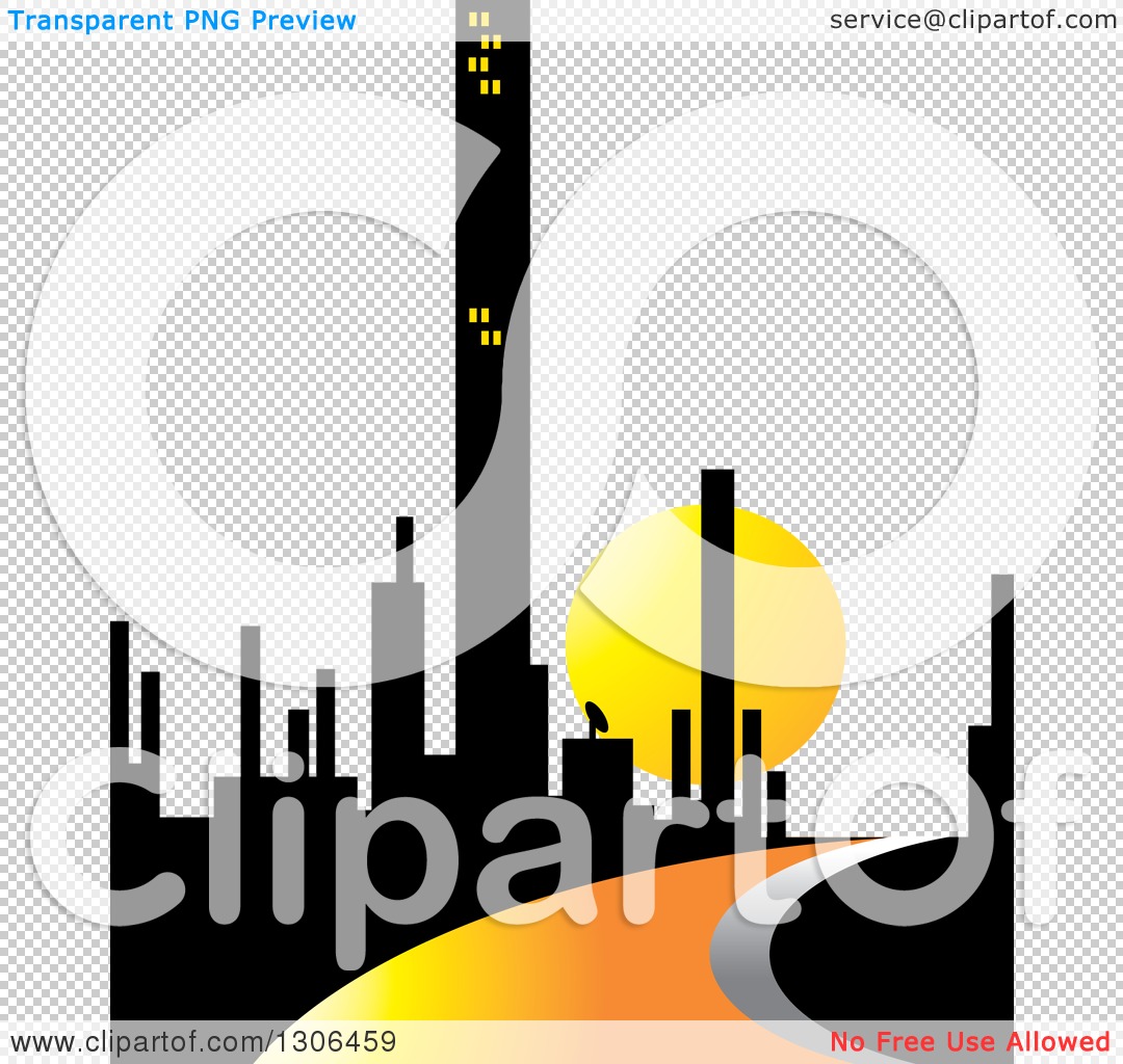 1080x1024 Skyscraper Clip Art Sunset Cliparts