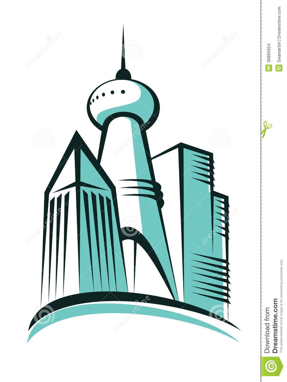 979x1300 Skyscraper Clipart Cartoon