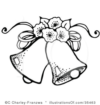400x420 Clipart + Wedding Bells + Free