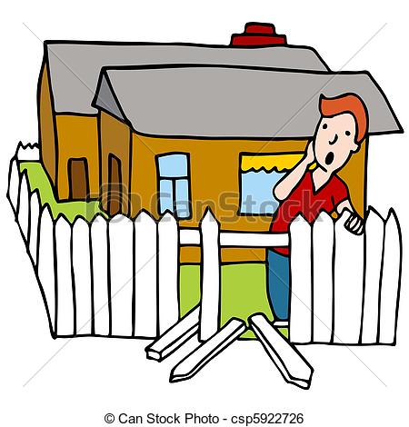 450x470 Broken Door Clipart