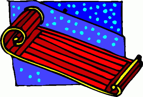 490x331 Sleigh Clipart Red Sled