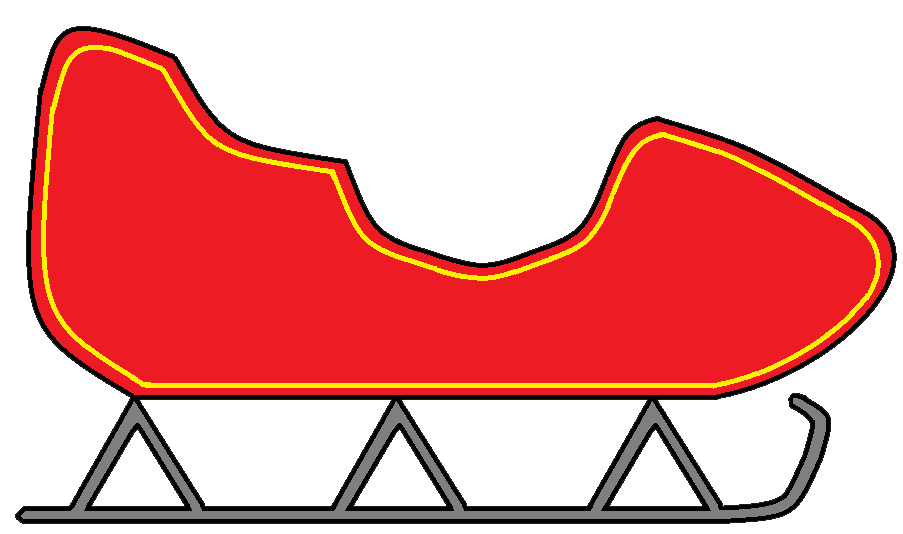 903x534 Sleigh Clipart Snowman