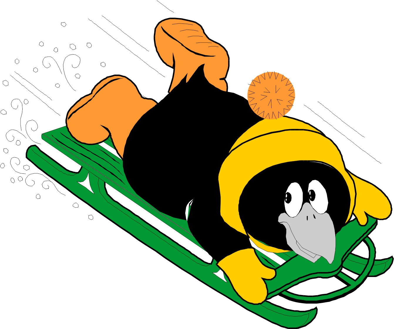 1342x1121 Cartoon Sled Cliparts 187434