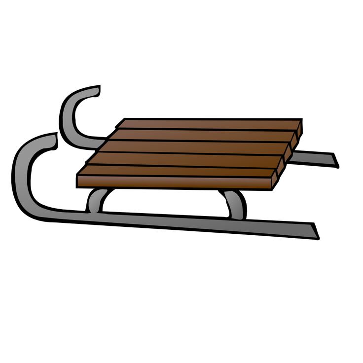 736x736 Sledding Clip Art