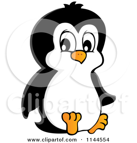 450x470 Penguin Cartoon Clipart