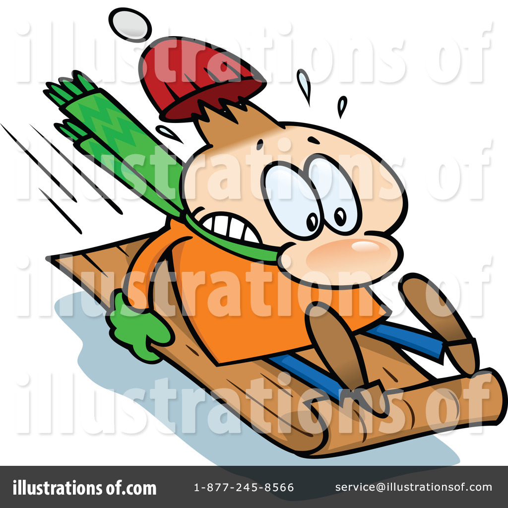 1024x1024 Sledding Clipart
