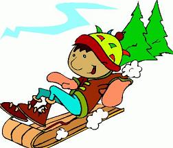 252x216 Free Sledding Clipart