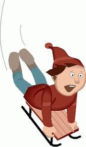 172x292 Funny Sledding Clipart Cliparthut