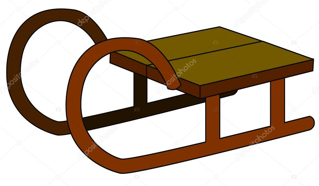 1023x596 Sledge Illustration Stock Photo Agaes8080
