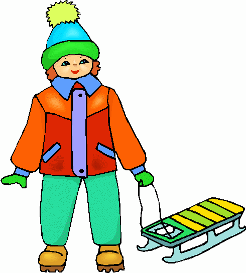 490x545 Snow Sled Clipart