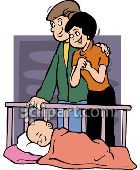 288x350 Parents Looking At Baby Sleep