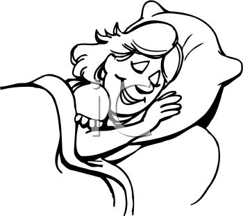 350x311 Person In Bed Having A Pleasant Nights Sleep