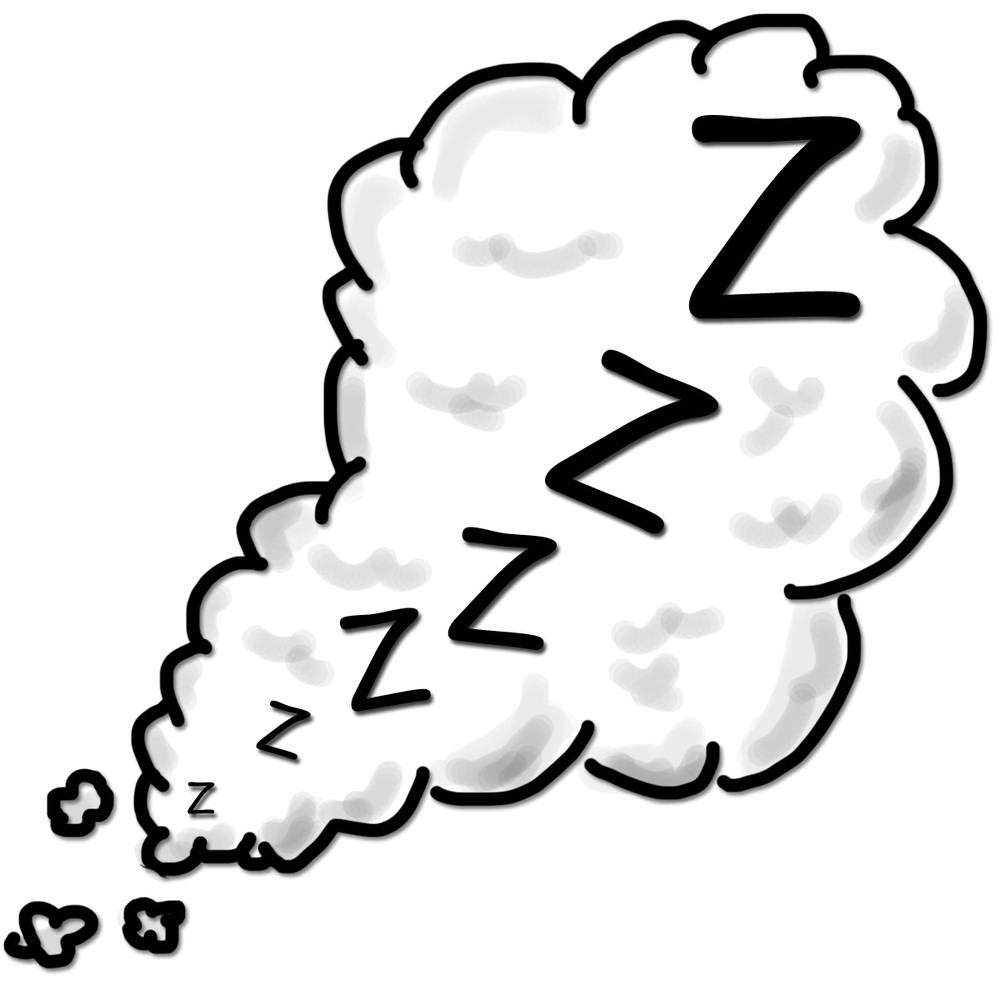 1000x1000 Sleeping Clipart Z'S