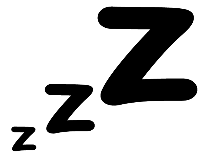 720x540 Sleep Black And White Clipart