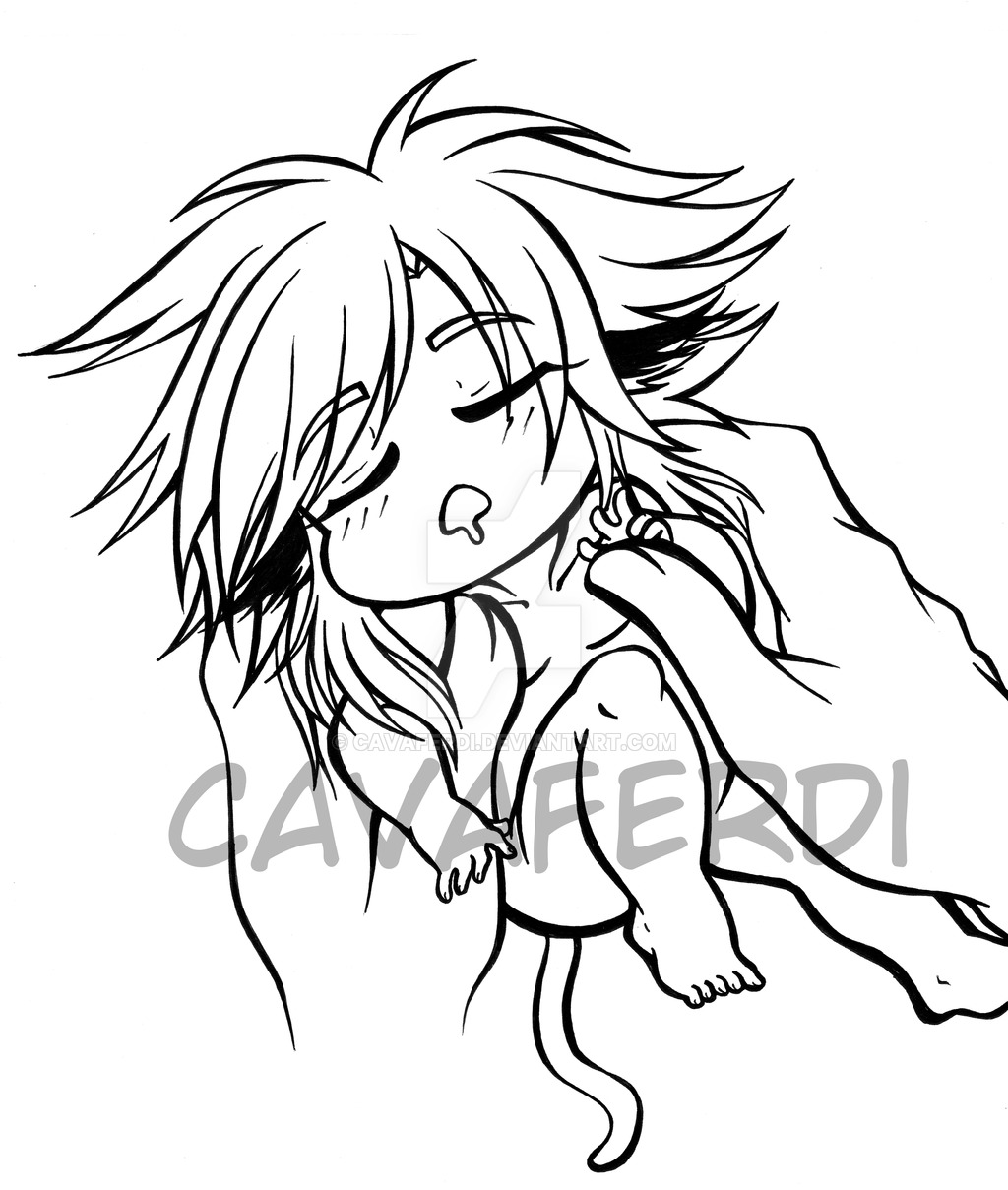 1024x1209 Chibi Cassiel Sleep In Hands By Cavaferdi