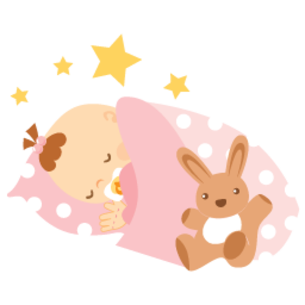 600x600 Sleeping Baby Clipart