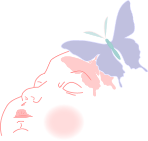 300x285 Sleeping Baby Face Clip Art