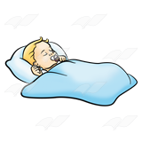 160x160 Abeka Clip Art Sleeping A Blue Blanket