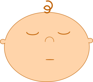 298x264 Sleeping Baby Clip Art