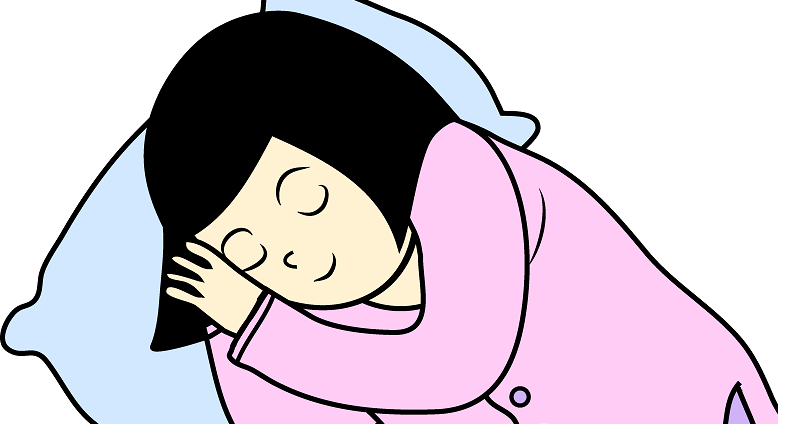 800x424 Cartoon Girl Sleeping Clip Art 4azhgzb