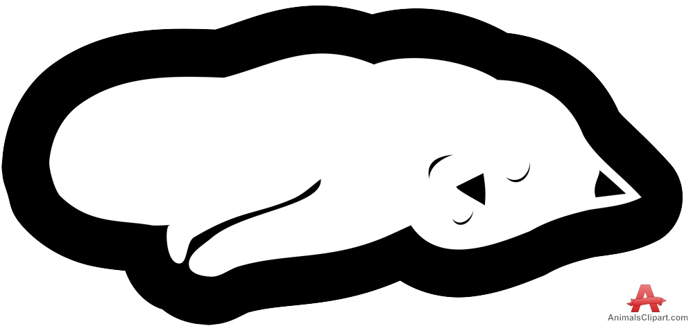 999x471 Sleeping Cat Clipart Free Clipart Design Download