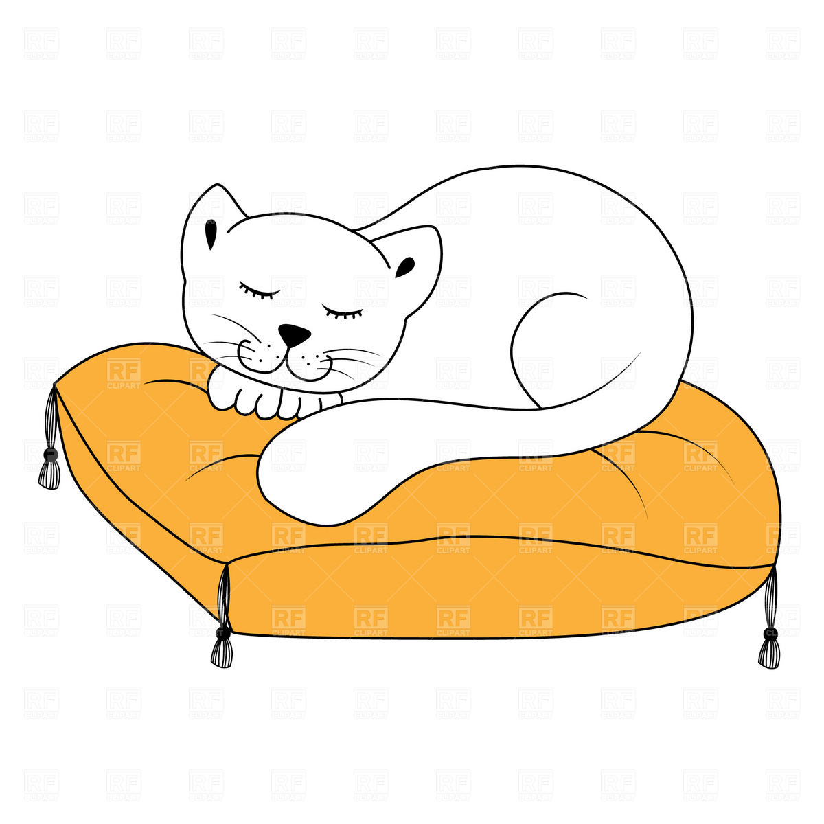 1200x1200 Sleeping Clipart Cat Sleep