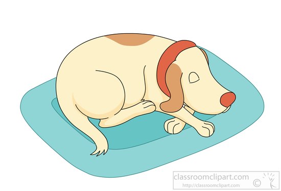 550x374 Puppy Clipart Dog Sleep