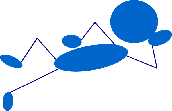 600x390 Stick Man Sleeping Clip Art Free Vector 4vector