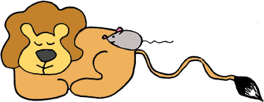 373x145 Sleeping Lion Clip Art Cliparts