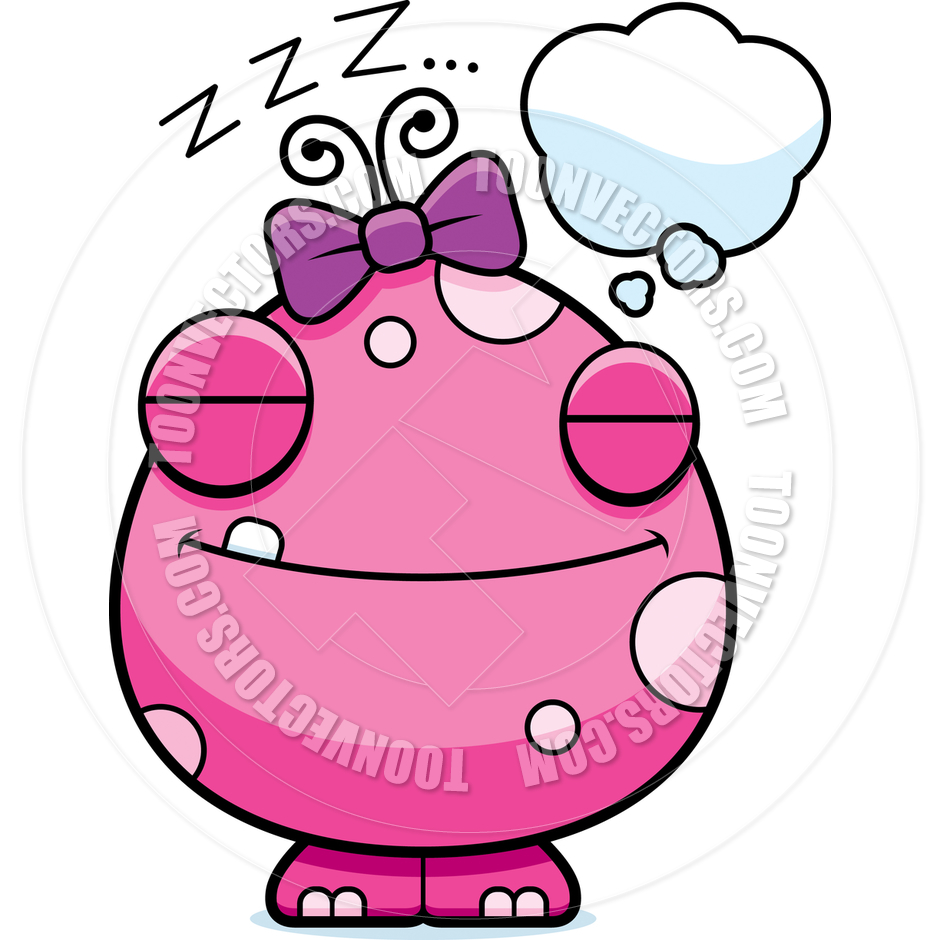 940x940 Cartoon Baby Girl Alien Monster Dreaming By Cory Thoman Toon