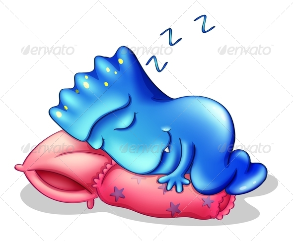 590x486 Monster Sleeping On Pillow (Monsters) Download ~ Best Gfx Download