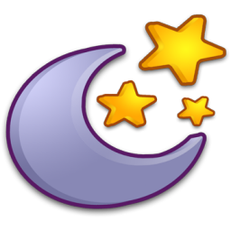 256x256 Lunar Clipart Sleepy
