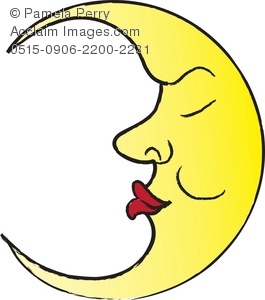 265x300 Man In The Moon Art Clipart Panda