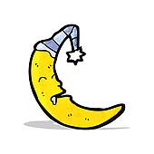 170x170 Sleeping Moon Clip Art