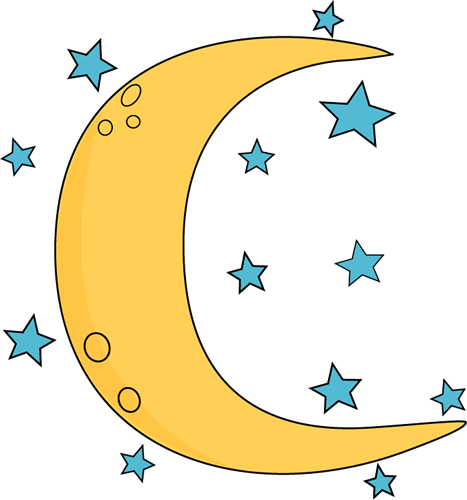 467x500 Cute Clipart Moon