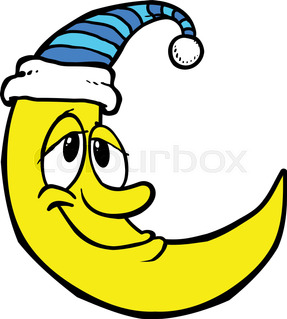 287x319 Vector Illustration Of Star And Moon Cartoon Stock Vector