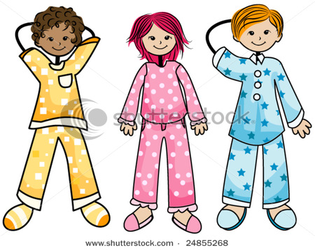 450x358 Party Clipart Pajamas