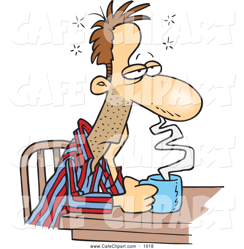 1024x1044 Vector Cartoon Clip Art Of A Tired Cartoon Sleepy Man Sitting