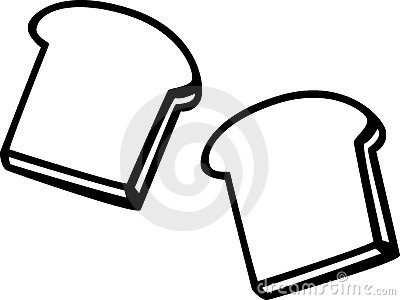 400x300 Bread Clipart Sketch