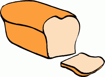 362x267 Roti Clipart Slice Bread