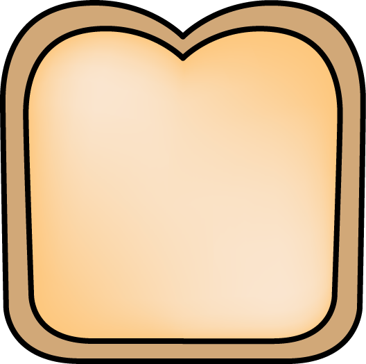 528x524 Slice Of Bread Clip Art