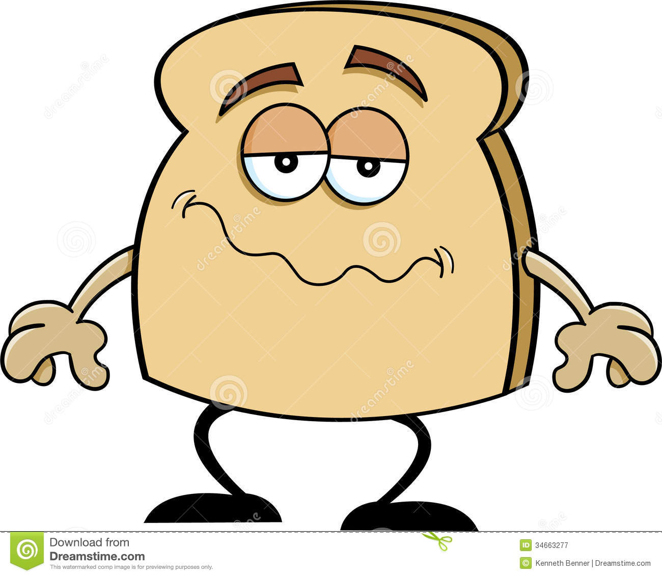 1300x1133 Toast Cute Clipart