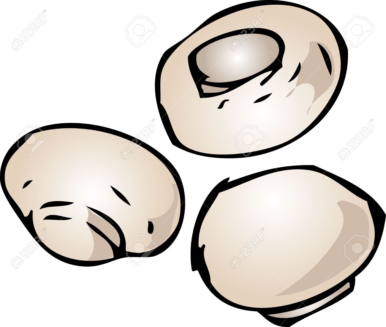 1300x1101 Mushroom Clipart Button Mushroom